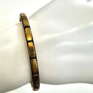 Gold tone bangle bracelet